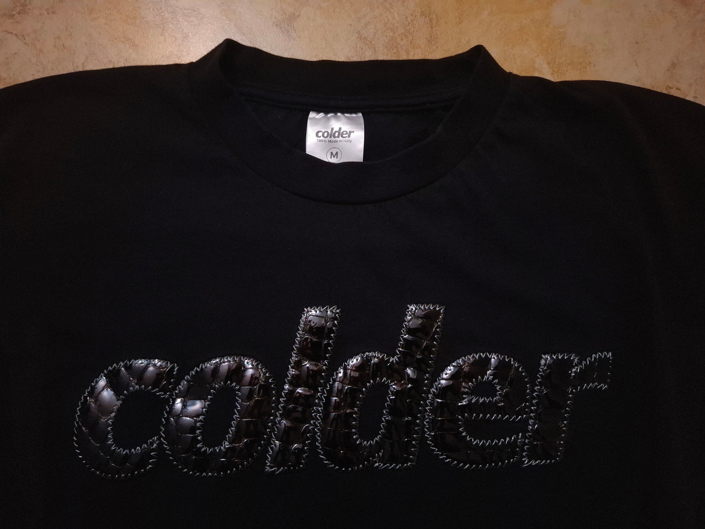 BLACK CROCODILE TEE